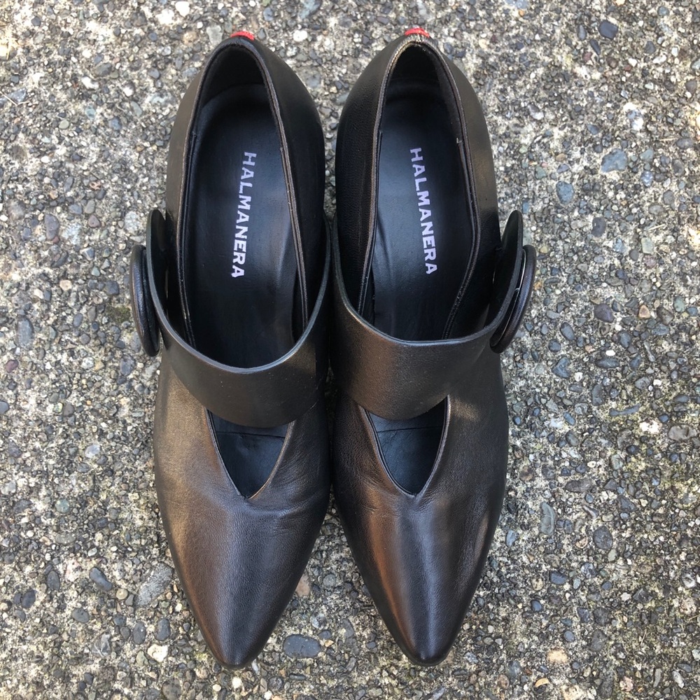 Halmanera Handcrafted Italian Leather Shoes (36.5) Pumps